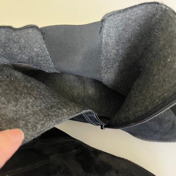 Gabor ‘Ubique’ Women's UK 7.5 / US 9.5-10 Chunky Wedge Ankle Boot Black Suede - Picture 5 of 7